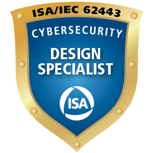 ISA/IEC 62443 Cybersecurity Design Specialist (CDS)